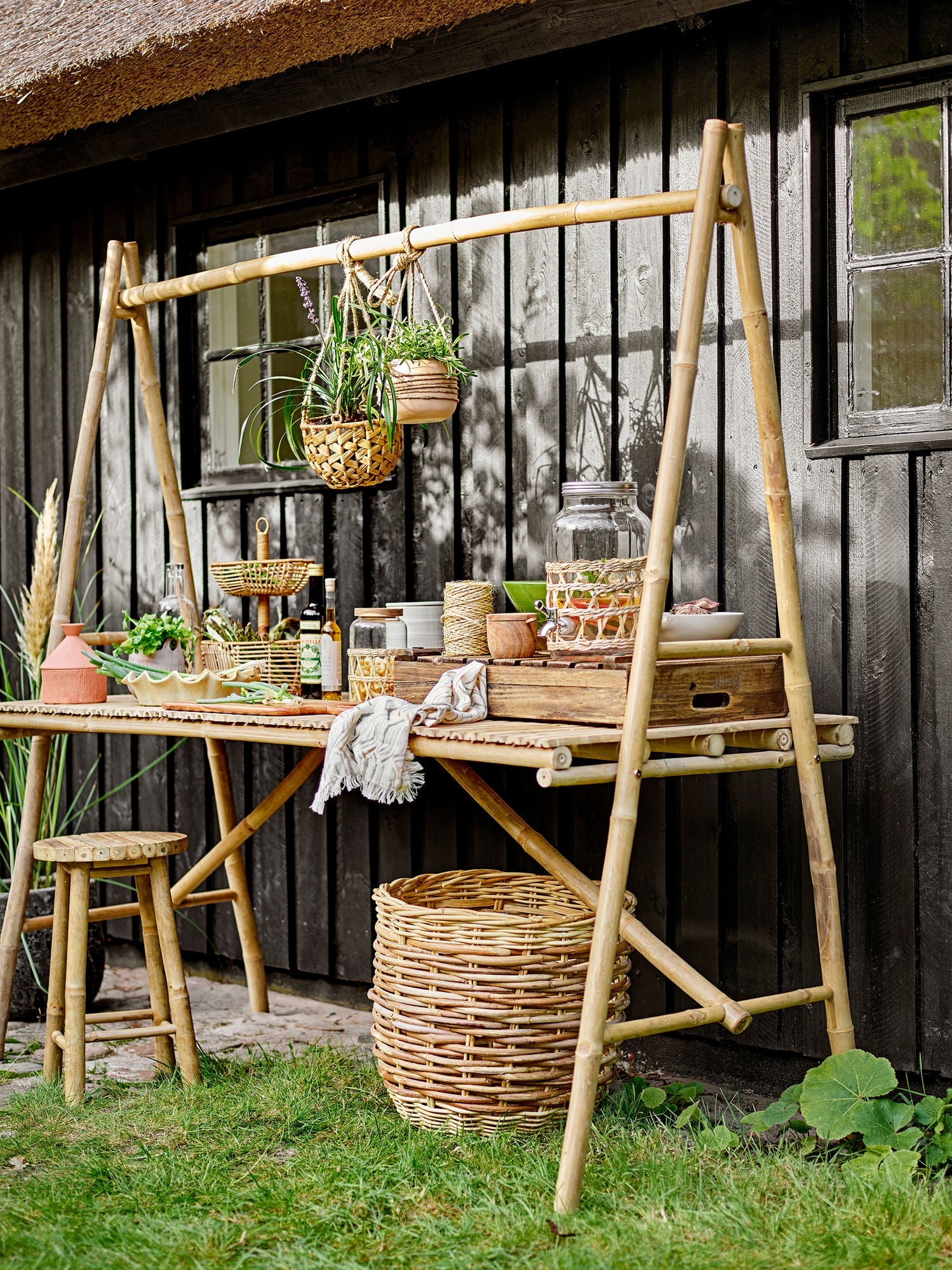 Bloomingville Malo Dining Table, Nature, Bamboo