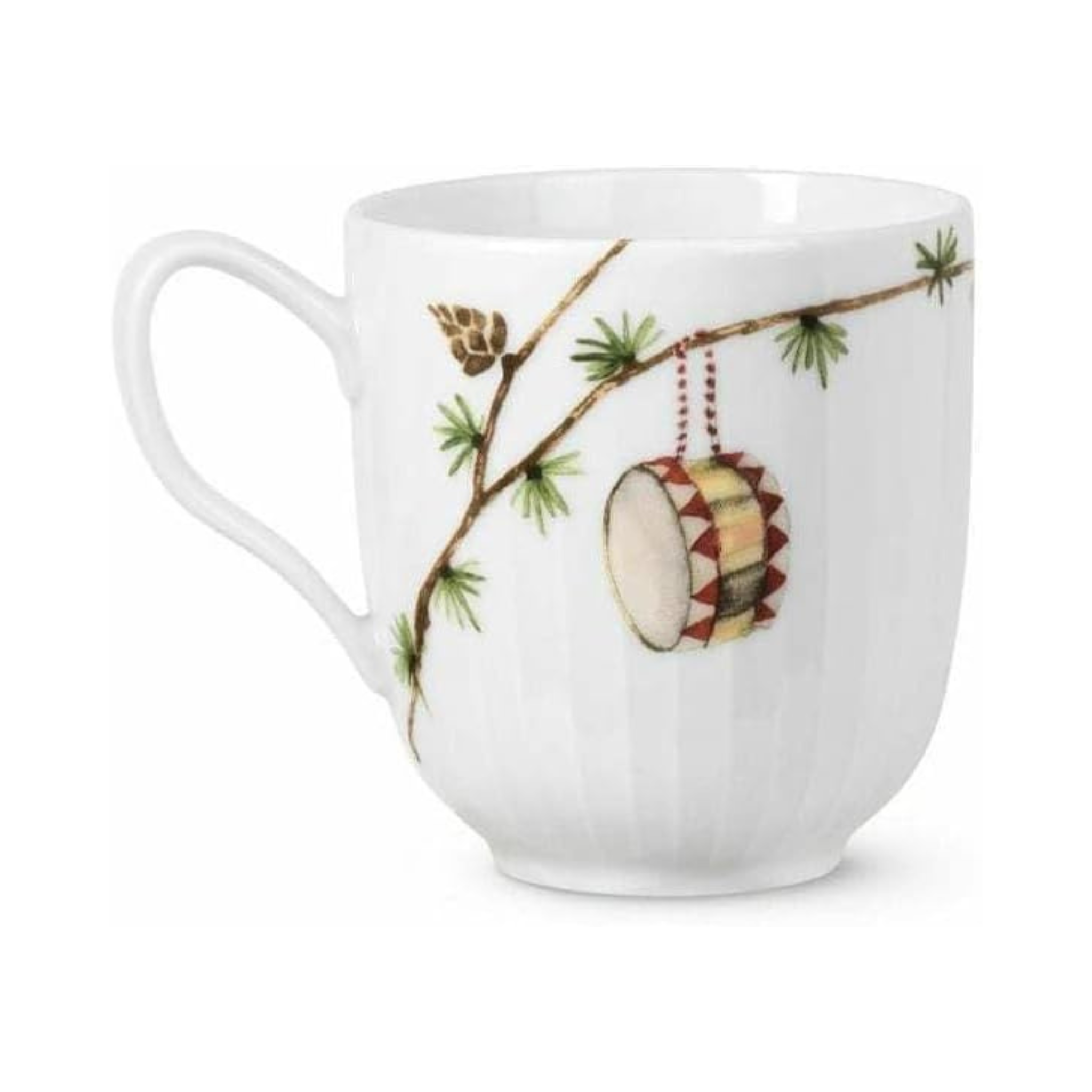 Kähler Hammershøi Christmas Mug, White With Decoration