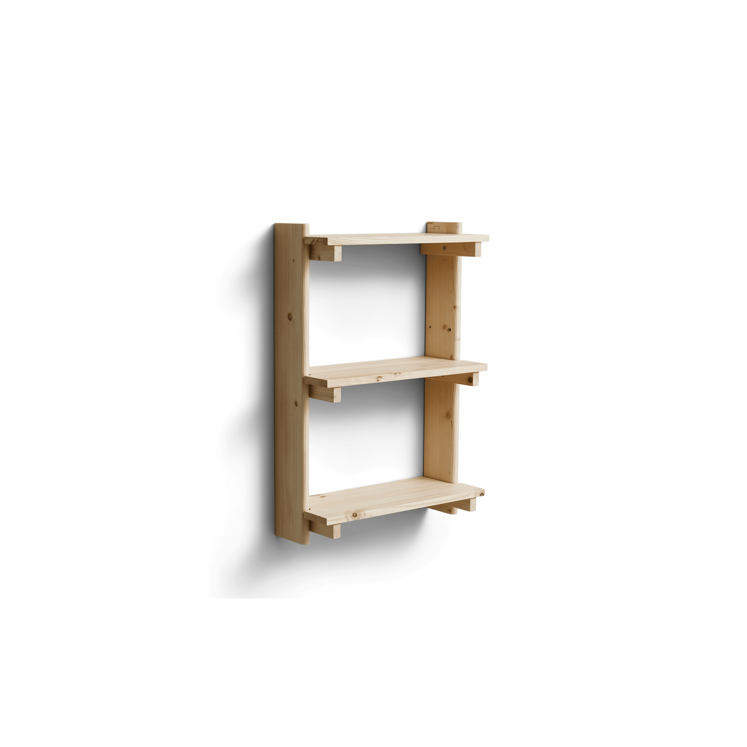 Form & Refine Beam Wall Shelf 3, Pine