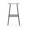 Andersen Furniture Hc2 Bar Stool Oak, Steel Frame, H 79cm