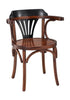 Authentic Models Navy Chair, Black & Honey