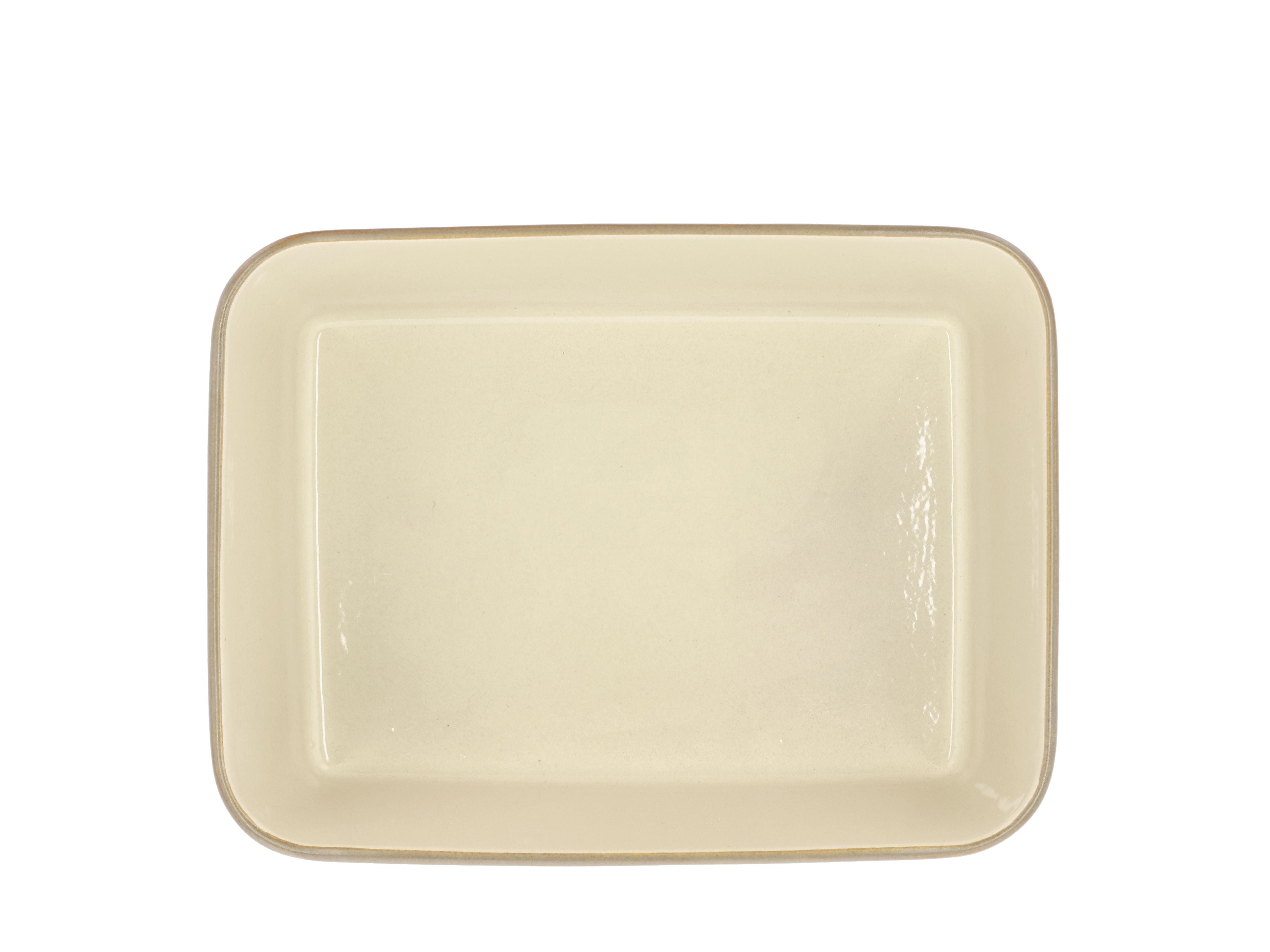 Bitz Dish Rectangular 28 X 21 X 8 Cm, Wood/Sand