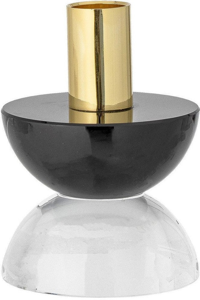 [product_category]-Bloomingville Etel Candle Holder, Black, Glass-Bloomingville-5711173281633-82055084-BLO-1