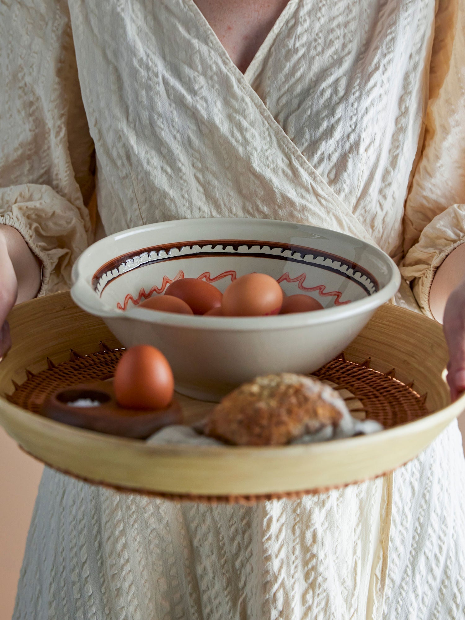 [product_category]-Bloomingville Heikki Bowl, Brown, Stoneware-Bloomingville-5711173288564-82056493-BLO-5