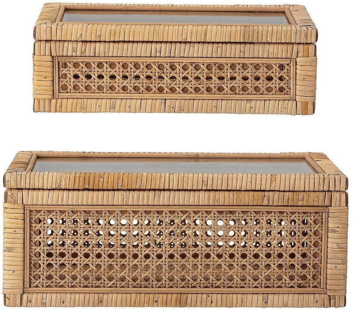 [product_category]-Bloomingville Lally Box w/Lid, Nature, Rattan-Bloomingville-5711173240357-82047910-BLO-1