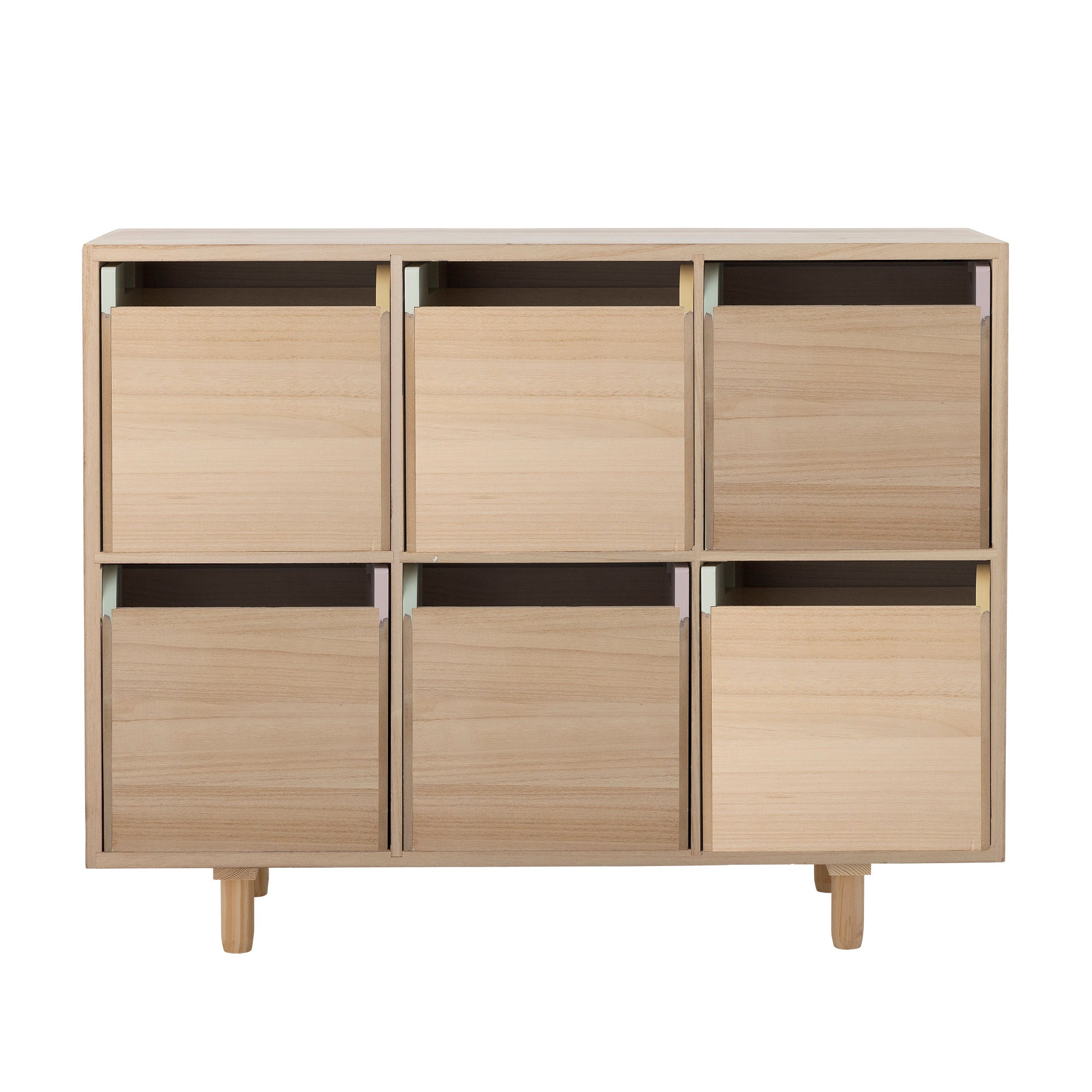 [product_category]-Bloomingville MINI Calle Bookcase w/Drawers, Nature, Paulownia-Bloomingville MINI-5711173332694-82062343-BLO-3