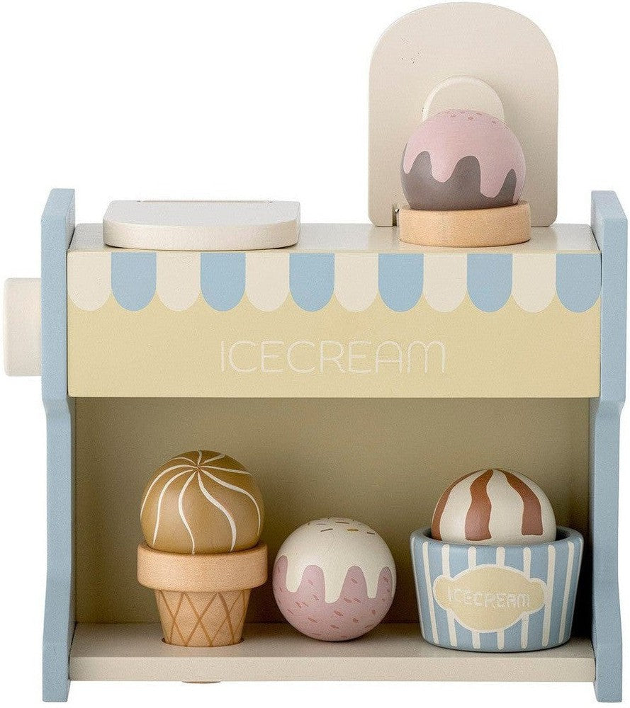 [product_category]-Bloomingville MINI Vallie Toy Ice Cream Stand, Blue, FSC®100%, Lotus-Bloomingville MINI-5711173317325-82058433-BLO-1