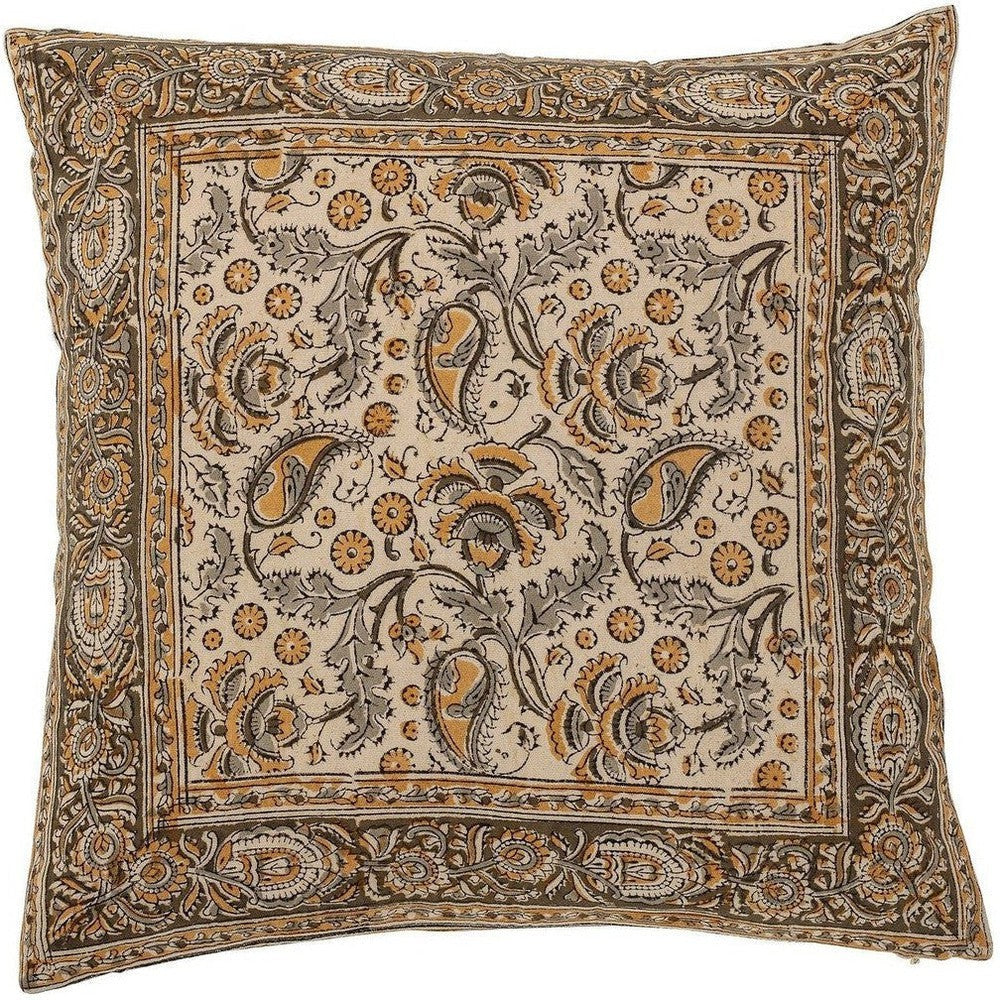 [product_category]-Bloomingville Nill Cushion, Green, Cotton-Bloomingville-5711173275359-82052824-BLO-1