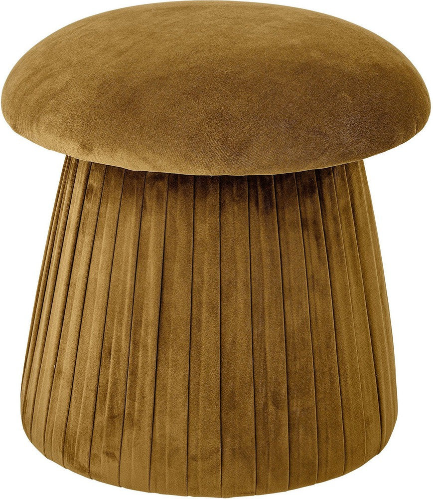 [product_category]-Bloomingville Roberta Pouf, Brown, Polyester-Bloomingville-5711173246755-82046992-BLO-1