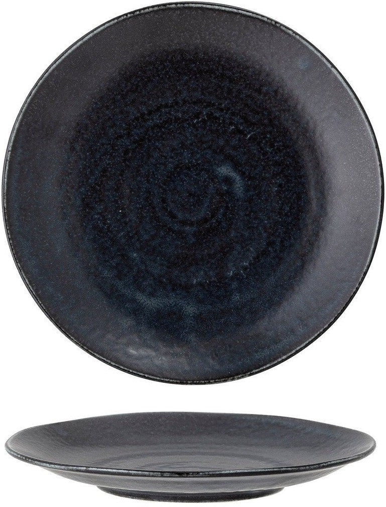 [product_category]-Bloomingville Yoko Plate, Black, Porcelain-Bloomingville-5711173251414-82049323-BLO-1