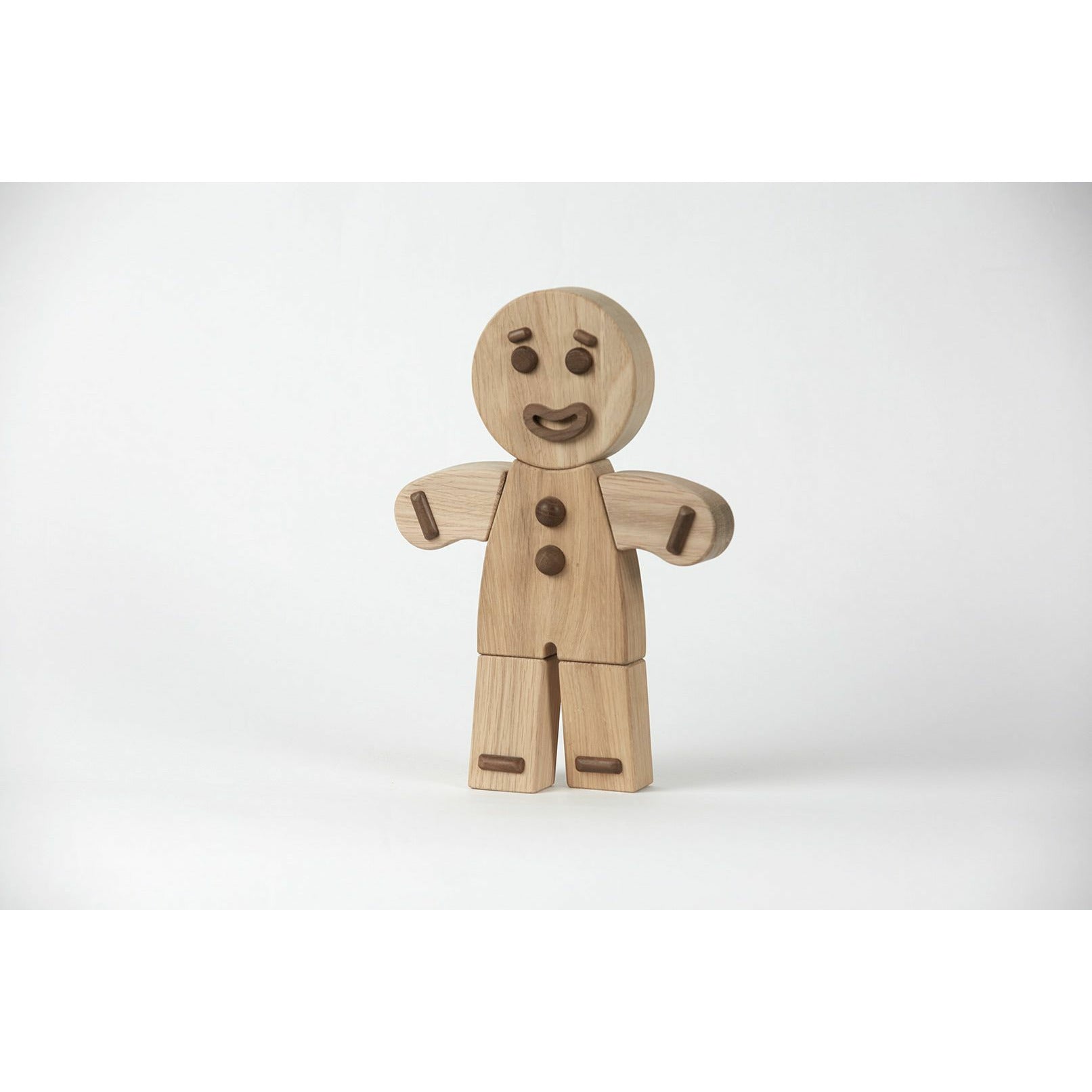 [product_category]-Boyhood Gingerbread Man Wooden Figure, Oak, Large-Boyhood-5744000800400-400040-BOY-3