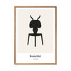  Ant Design Icon Poster Frame Made Of Light Wood 50x70 Cm Grey