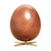 Brainchild The Egg Wooden Figure Mahogany, Brass Base