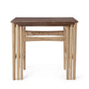 Carl Hansen Ch004 Nesting Side Tables, Oak/Walnut Oiled