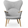  Ch78 Mama Bear Lounge Chair Oak Oil/Grey Hallingdal 0130