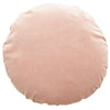 Christina Lundsteen Basic Round Velvet Pillow, Pale Rose