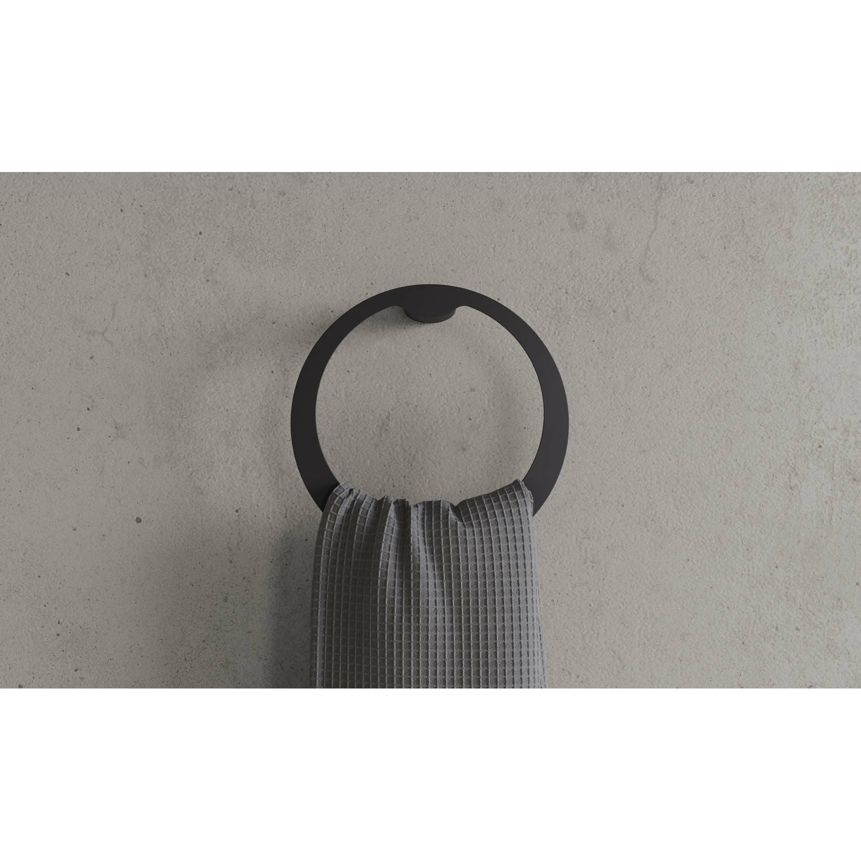 [product_category]-Copenhagen Bath Cb 200 Towel Ring, Mat Black-Copenhagen Bath-5700400401173-40040117-COP-4