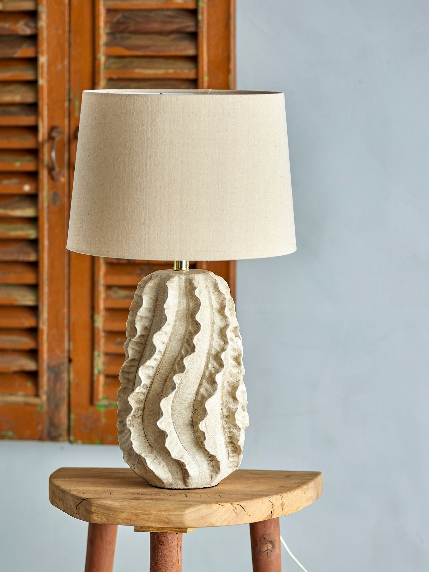 [product_category]-Creative Collection Natika Table lamp, Nature, Stoneware-Creative Collection-5711173324651-82068056-BLO-2