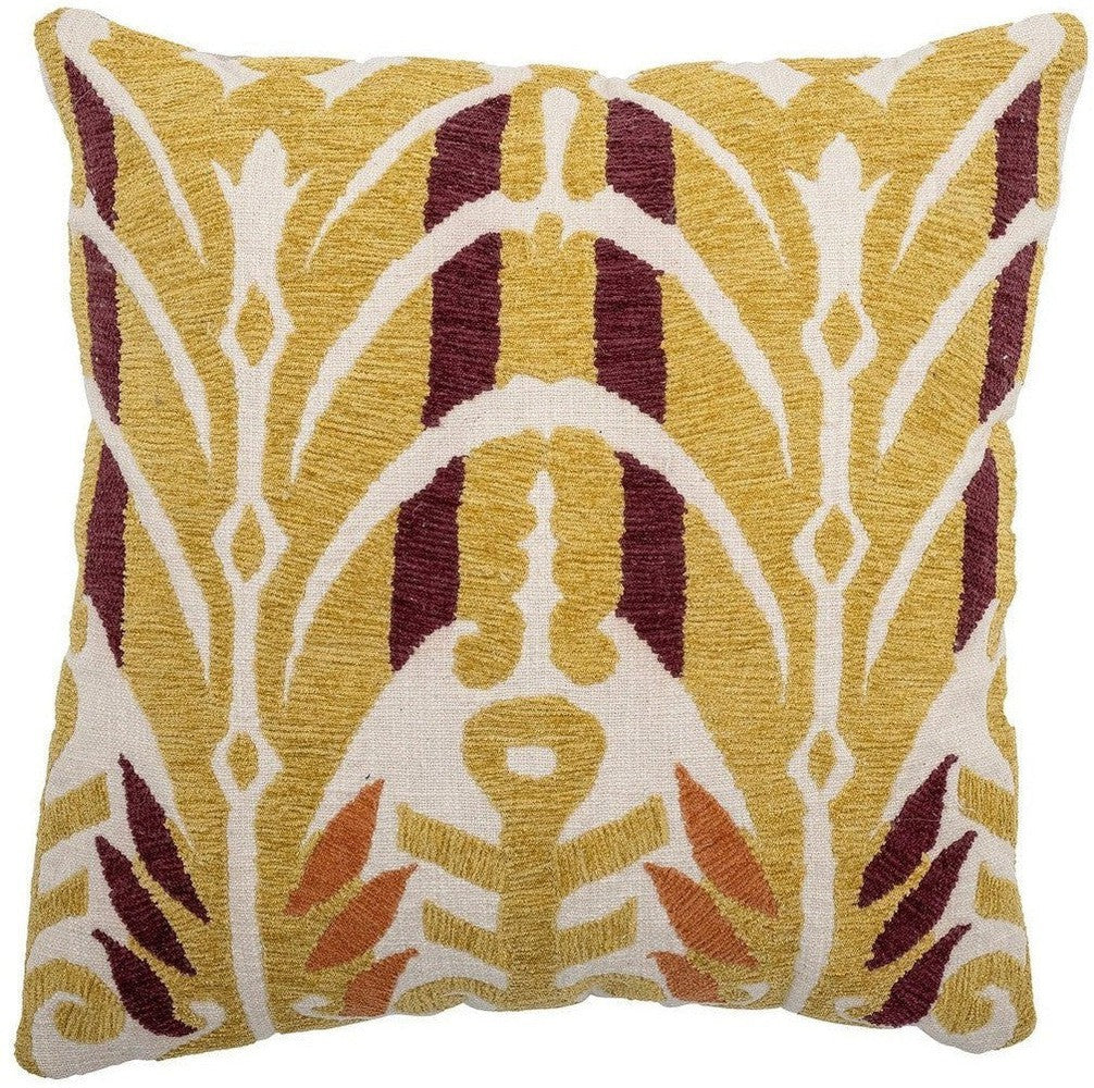 [product_category]-Creative Collection Newbury Cushion, Yellow, Cotton-Creative Collection-5711173322428-82066135-BLO-1