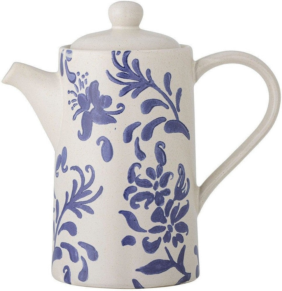 [product_category]-Creative Collection Petunia Teapot, Blue, Stoneware-Creative Collection-5711173315758-82060355-BLO-1