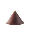  Namibia Pendant ø 25 Cm Oak Brown/Brass With White Cable