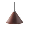  Namibia Pendant ø 25 Cm Oak Brown/Chrome With Black Cable