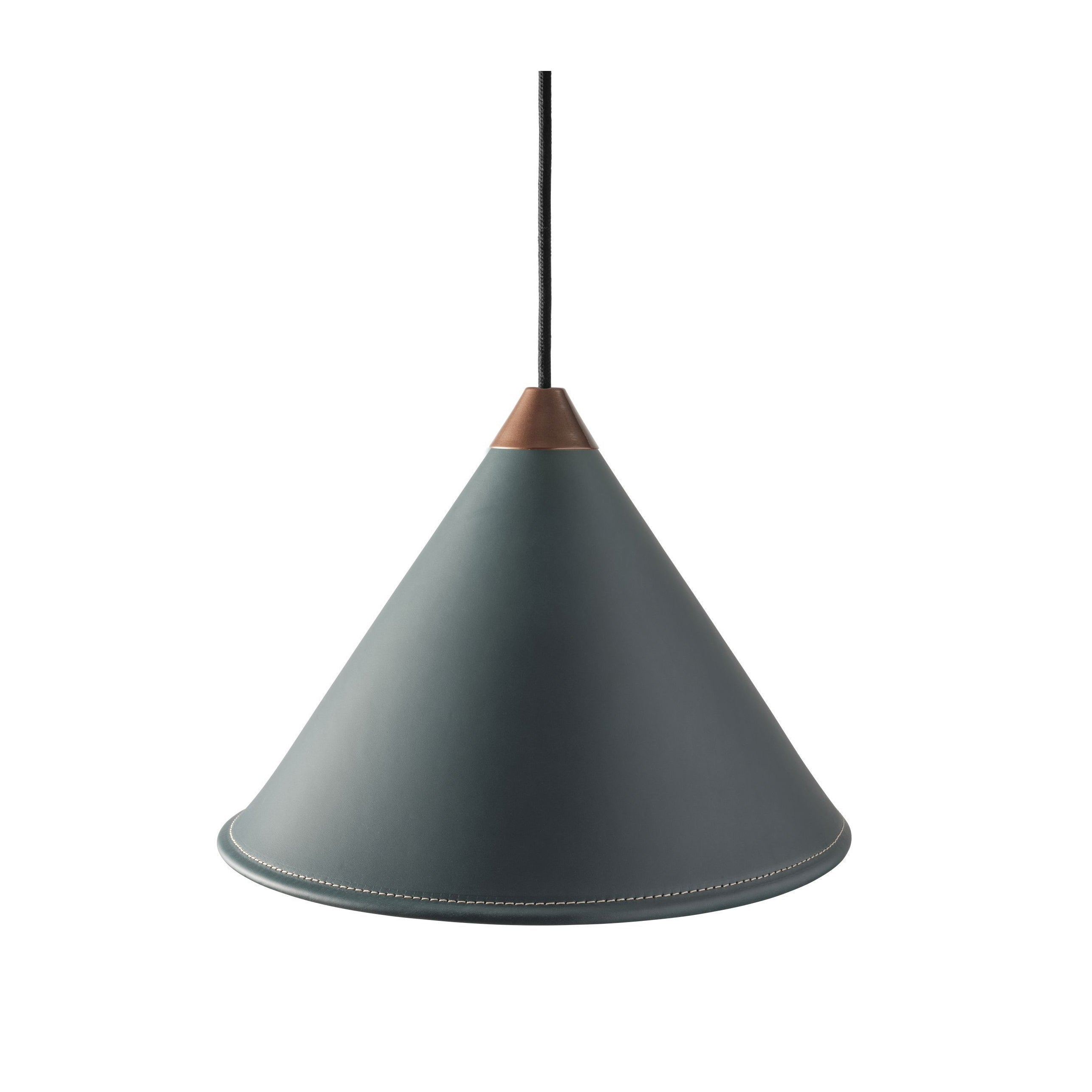 [product_category]-Cuero Namibia Pendant ø 25 Cm, Ocean Blue/Copper With Black Cable-Cuero-7340172636892-1500833-CUE-1