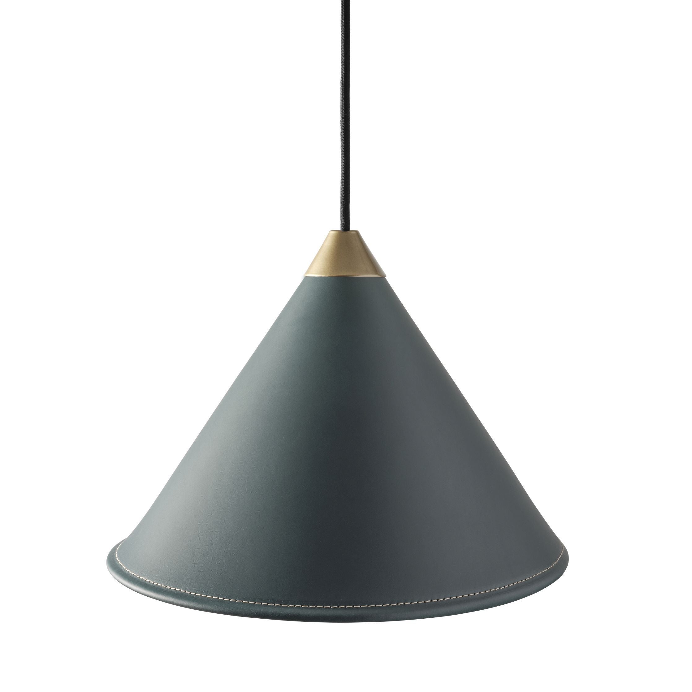 [product_category]-Cuero Namibia Pendant ø 35 Cm, Ocean Blue/Brass With Black Cable-Cuero-7340172636267-1510831-CUE-1