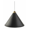  Namibia Pendant ø 45 Cm Black/Brass With White Cable