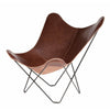 Cuero Pampa Mariposa Butterfly Chair, Chocolate/Black