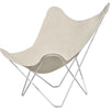 Cuero Sunshine Mariposa Butterfly Chair, Natural/Grey Outdoor Frame