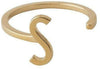 Design Letters Letter Ring A Z, 18k Gold Plated, S