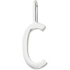 Design Letters Letters Pendant A Z 16 Mm, Silver, C