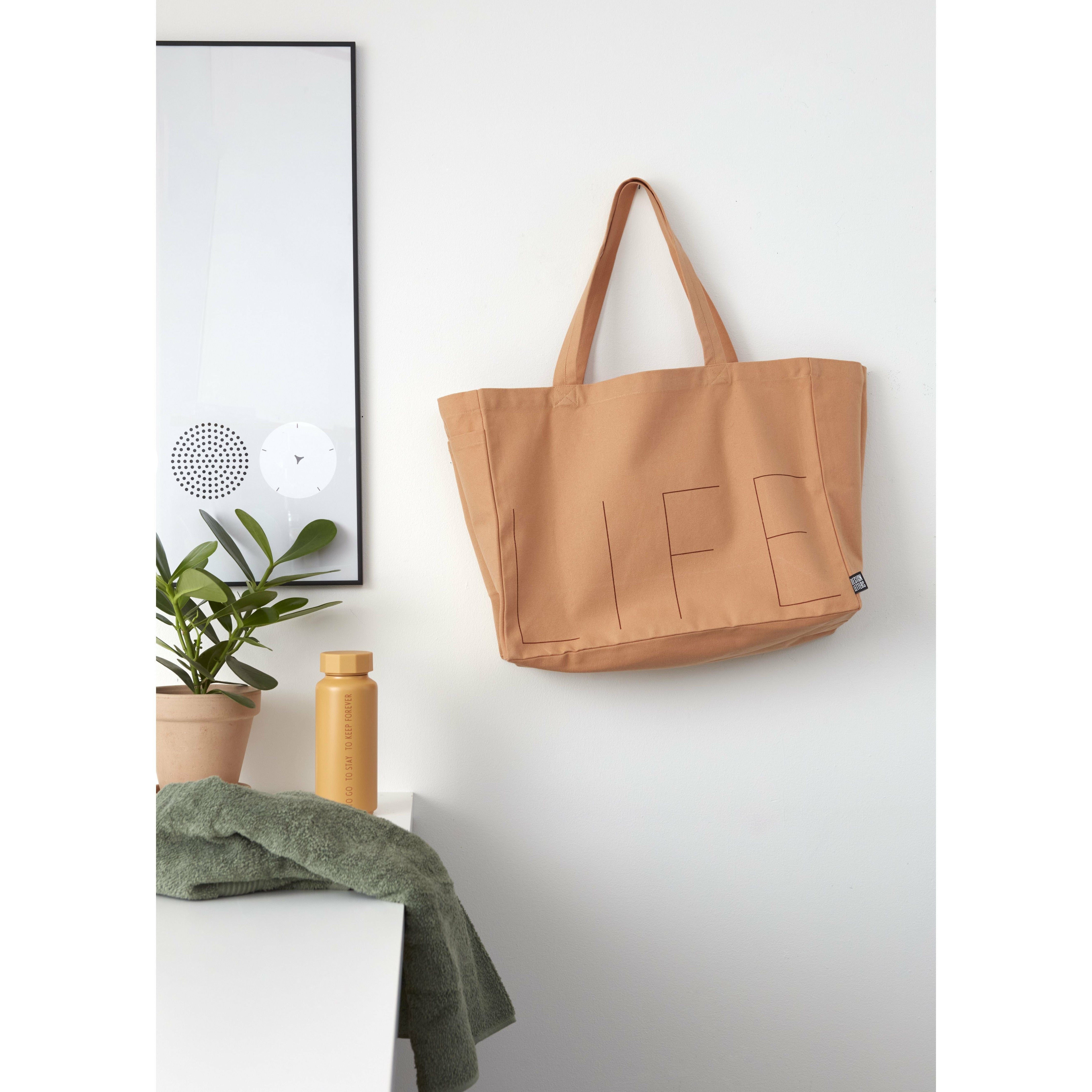 [product_category]-Design Letters Life Carrying Bag, Peach-Design Letters-5710498189914-10502002PEALIFE-DES-2