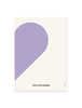 Design Letters Love Posters, Purple