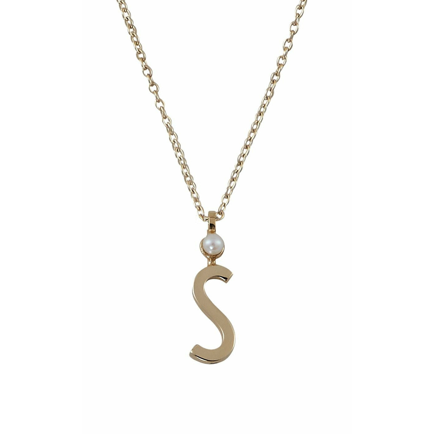 [product_category]-Design Letters Necklace In Pure Gold, S-Design Letters-5710498188603-90304012S-DES-1