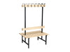 Essem Design Bench 69 Birch 60 Cm, Black