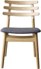 Fdb Møbler J48 Dining Table Chair, Oak, Anthracite Textile Seat