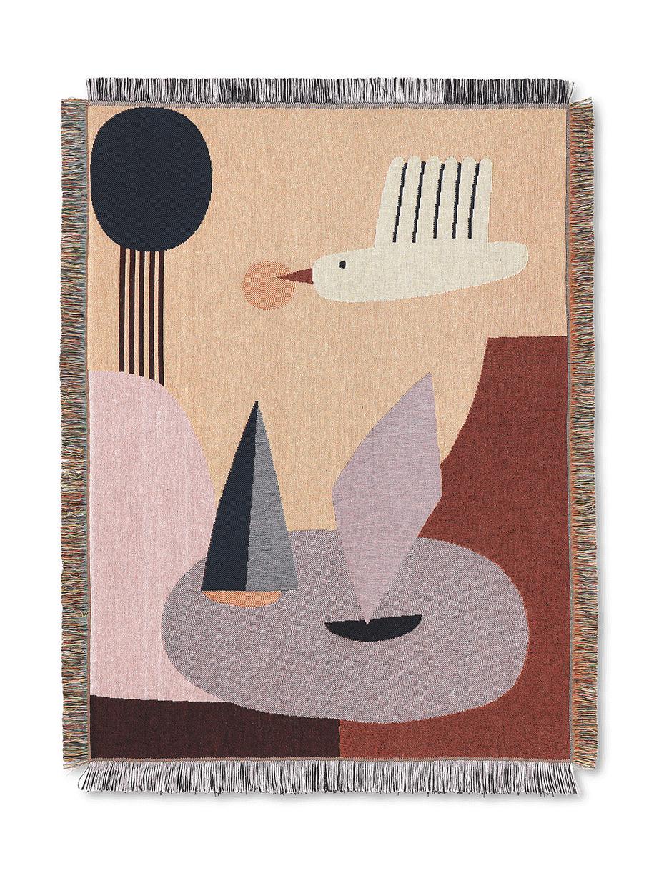 [product_category]-Ferm Living Bird Tapestry Blanket-Ferm Living-5704723293354-1104266369-FER-1