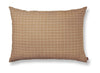 Ferm Living Brown Cotton Cushion Large, Check