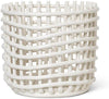 Ferm Living Ceramic Basket Large Off White