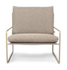 Ferm Living Desert 1 Seater Dolce, Cashmere/Dark Sand