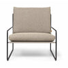 Ferm Living Desert 1 Seater Sofa, Black/Dark Sand