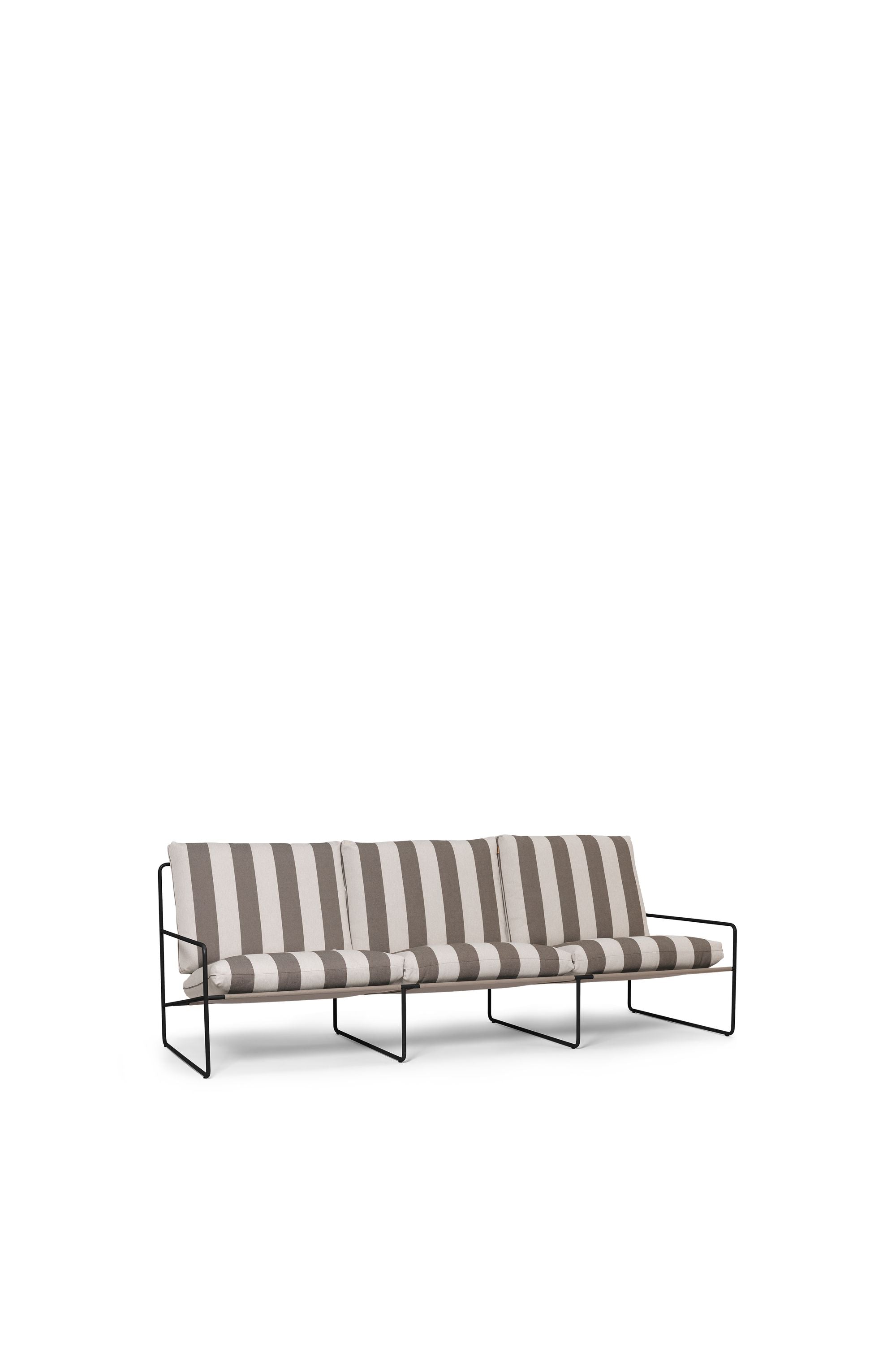 [product_category]-Ferm Living Desert 3 Seater Stripe, Black/Chocolate-Ferm Living-5704723302650-1104267299-FER-2