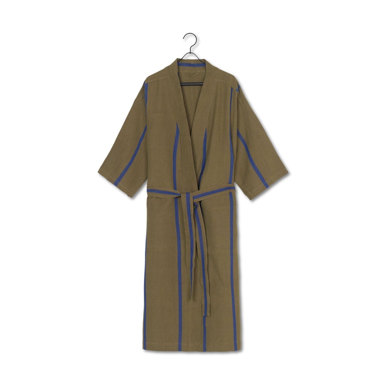 [product_category]-Ferm Living Field Bathrobe, Olive/Light Blue-Ferm Living-5704723283591-1104265393-FER-5