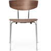 Ferm Living Herman Dining Chair Walnut, Chrome