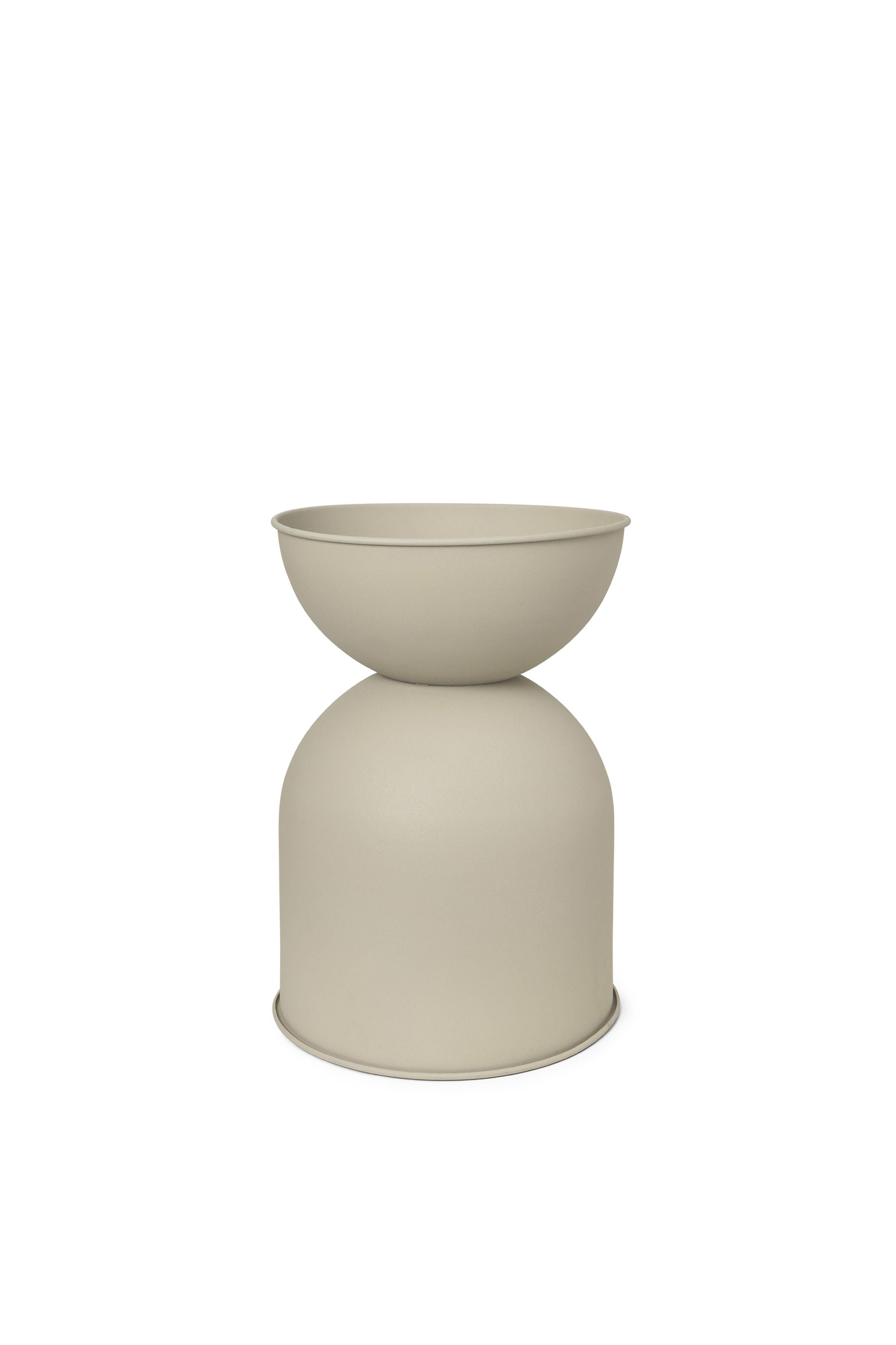 [product_category]-Ferm Living Hourglass Pot, Medium, Cashmere-Ferm Living-5704723296454-1104266679-FER-2