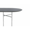 Ferm Living Mingle Table Top Oval 220 Cm, Black Oak Veneer