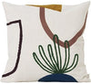 Ferm Living Mirage Cushion Island, Handwoven