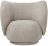 Ferm Living Rico Lounge Armchair Brushed, Sand